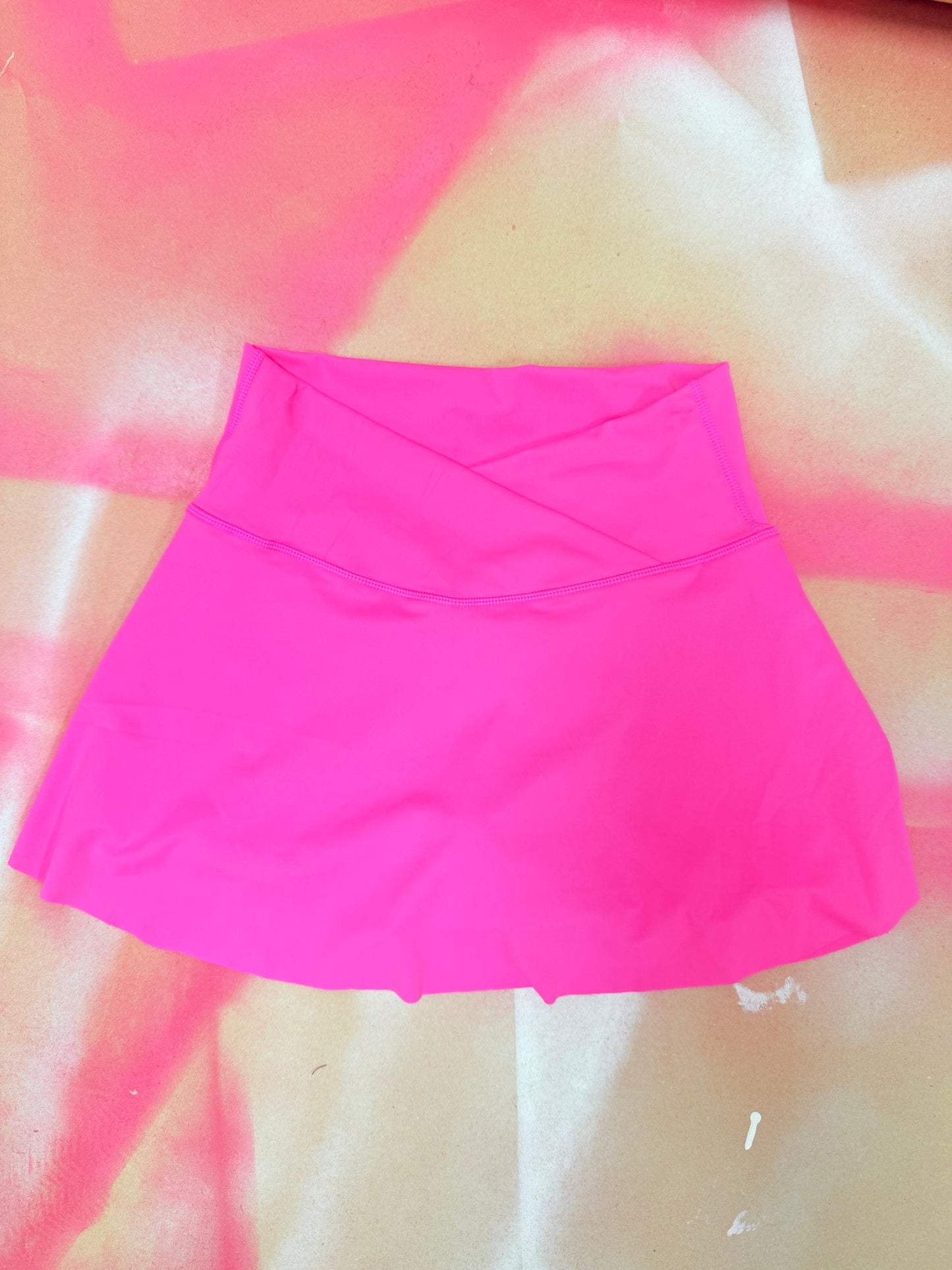 Hot Pink Athletic Skort