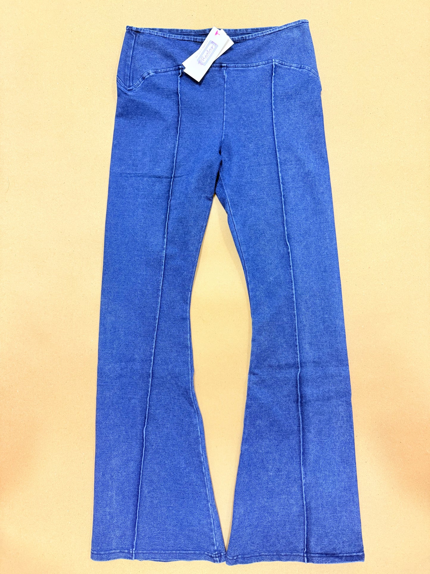 Denim Blue Flares