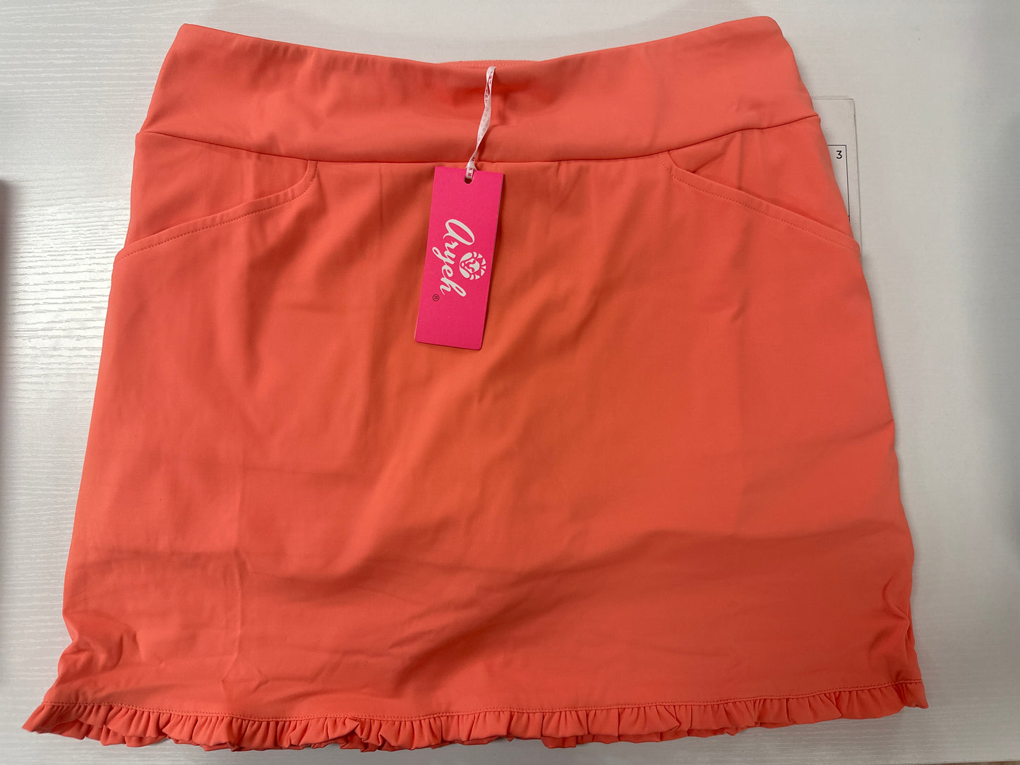 Darlene Ruffle Hem Skort