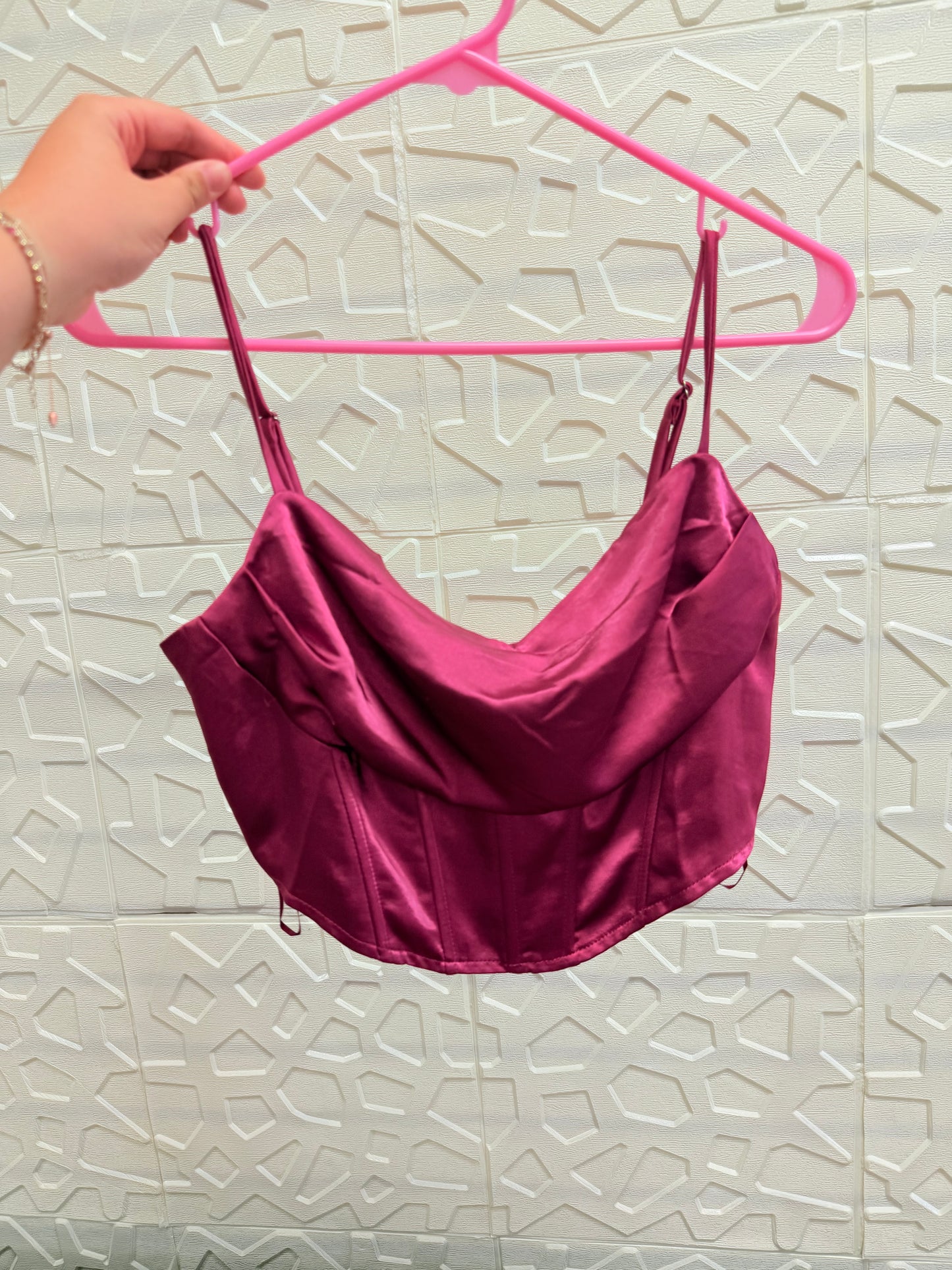 Plum Corset Top