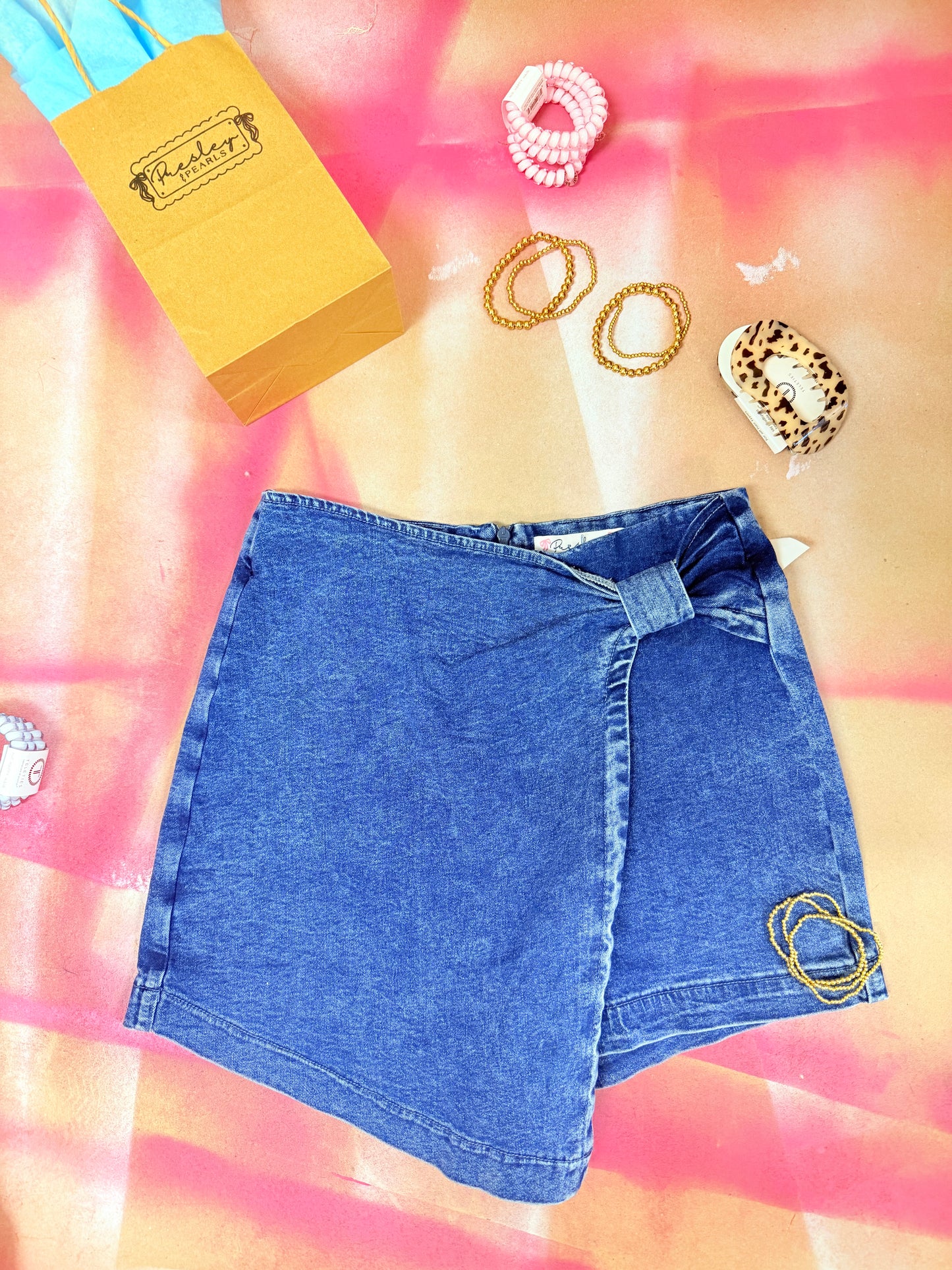 Sail Blue Wrap Skort