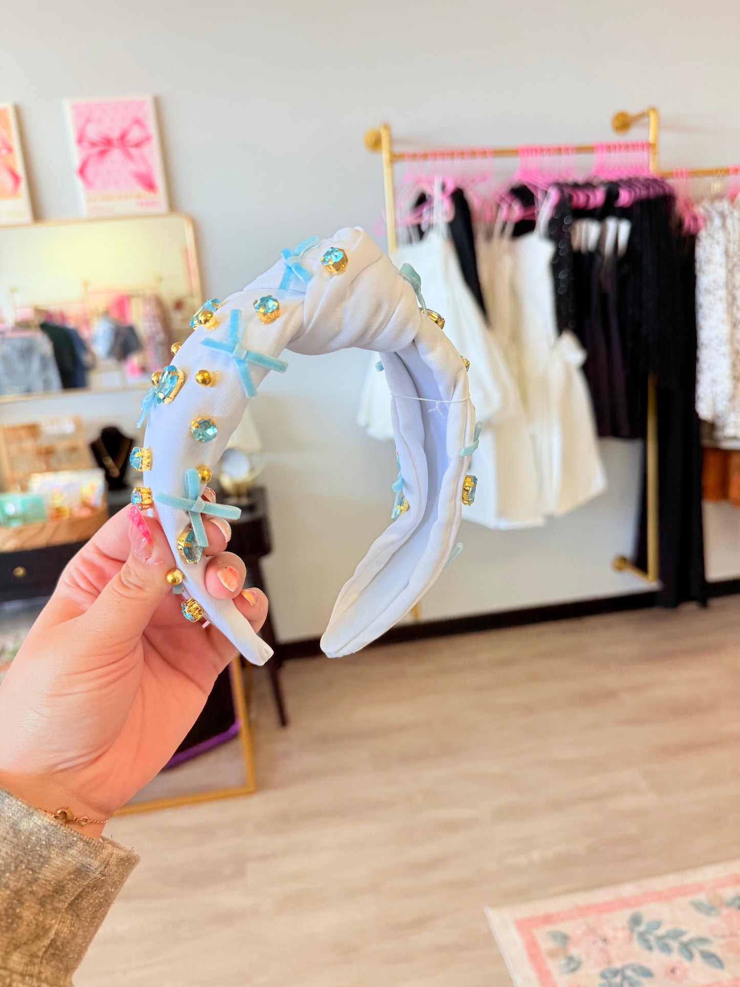 Bows and jewels headband