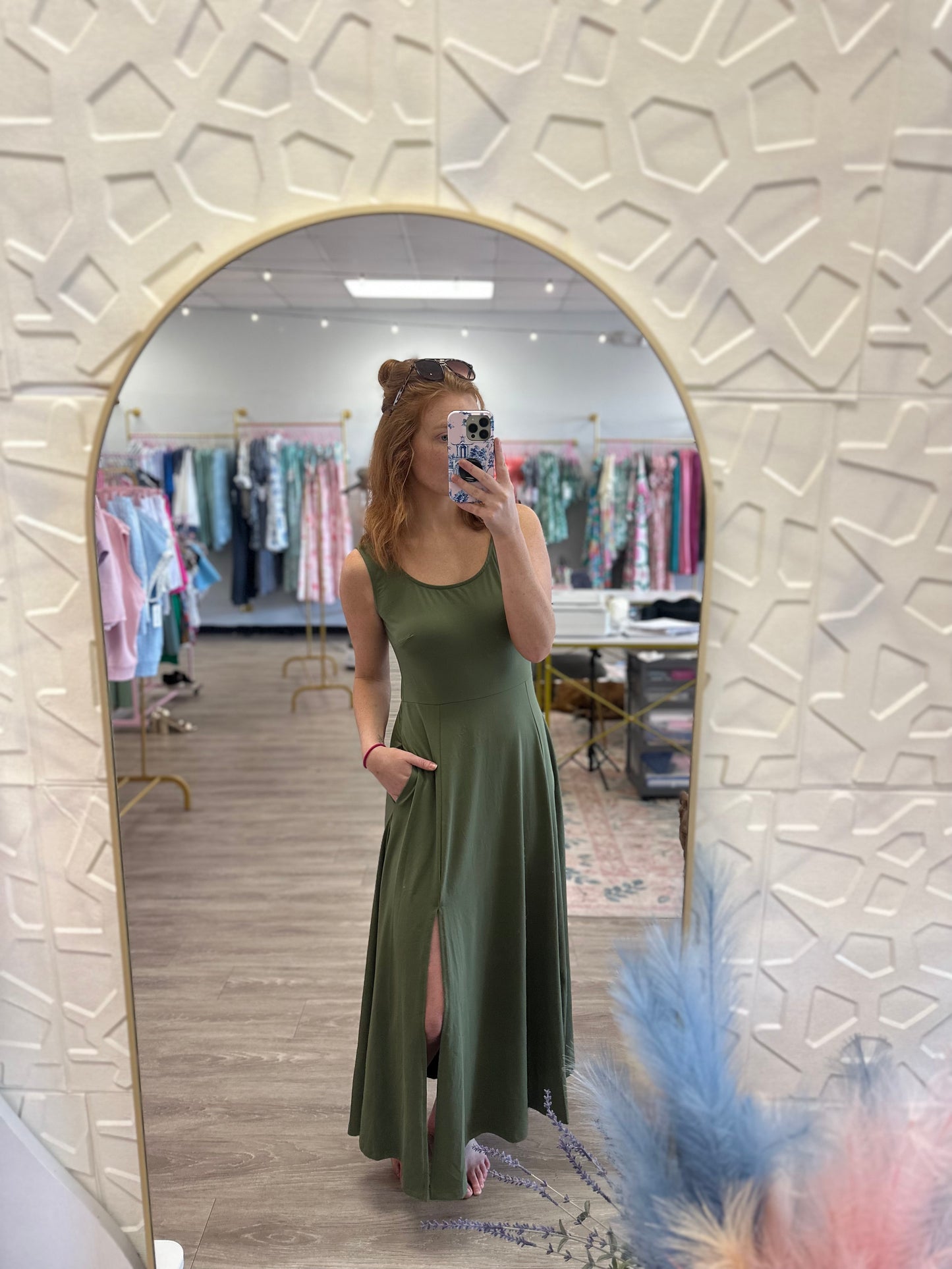 Easy Going Green Midi