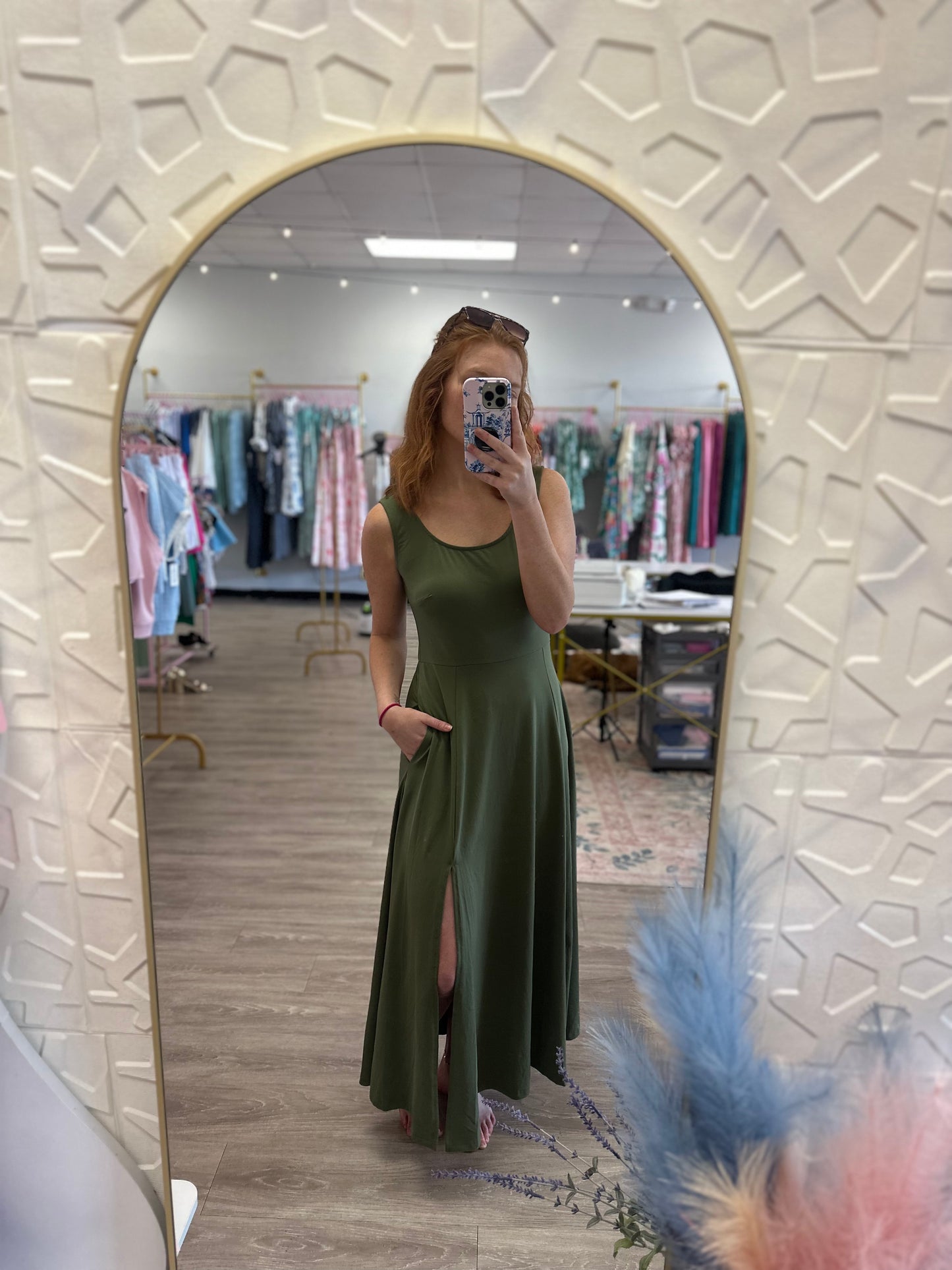 Easy Going Green Midi