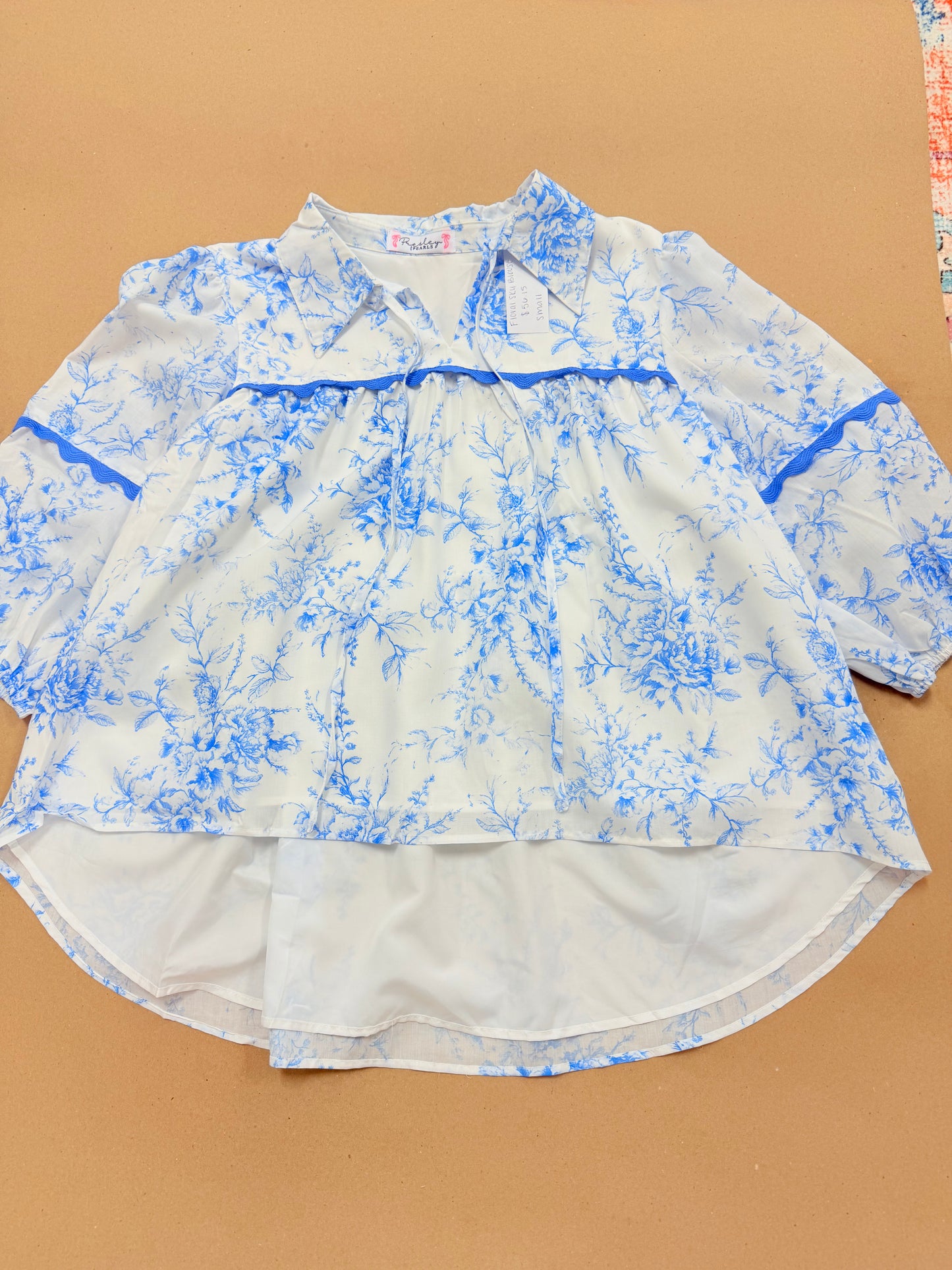 Floral Sky Blouse