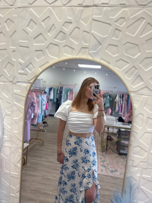 Boho Blues Skirt
