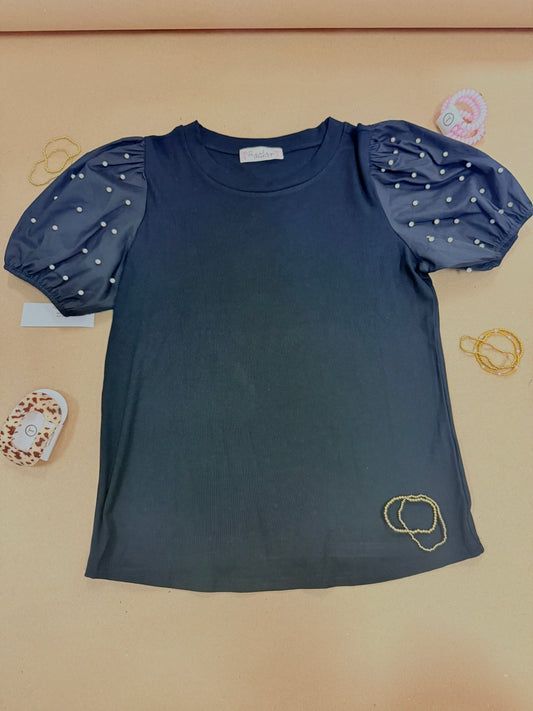 Puffy Pearl Top