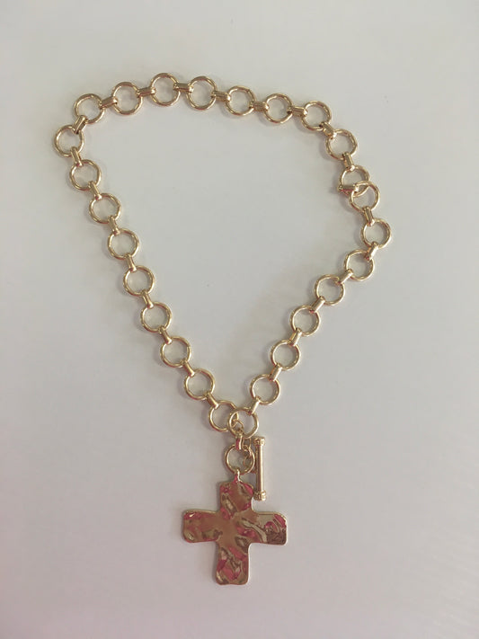 Chunky Cross Necklace