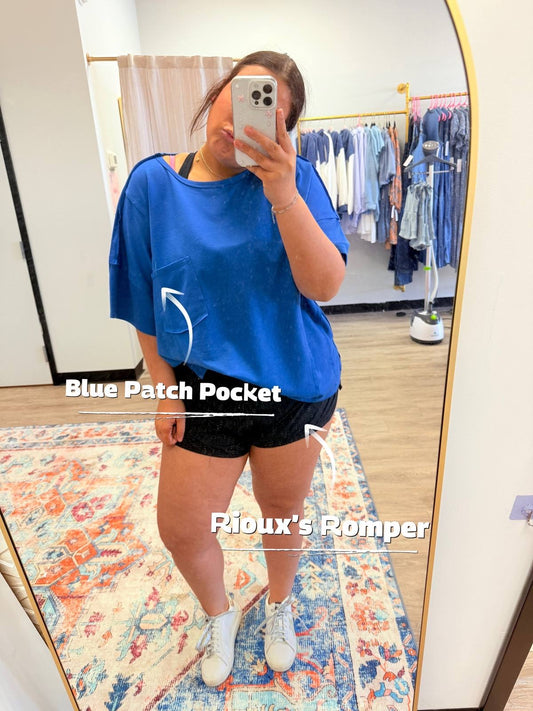 Blue Patch Pocket