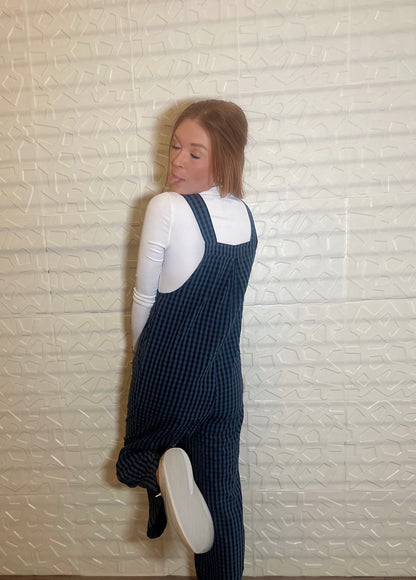 Button Blue Jumper