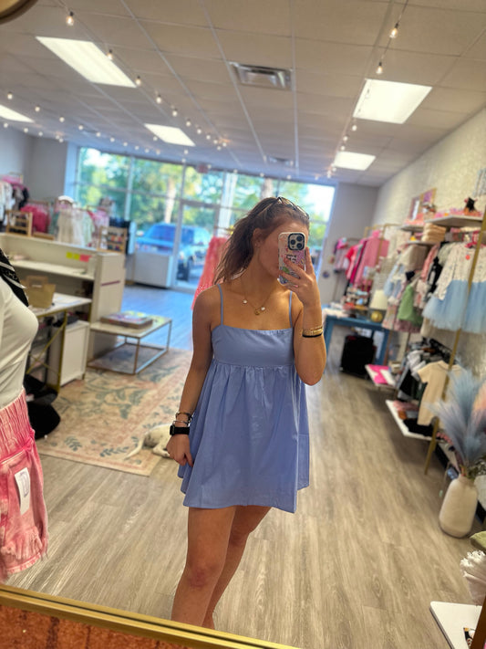 Beau Blue Mini Romper
