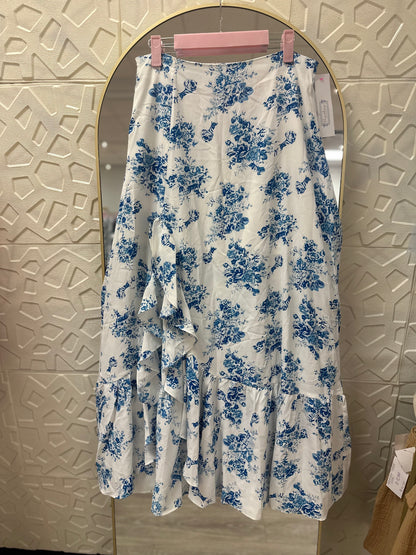 Boho Blues Skirt