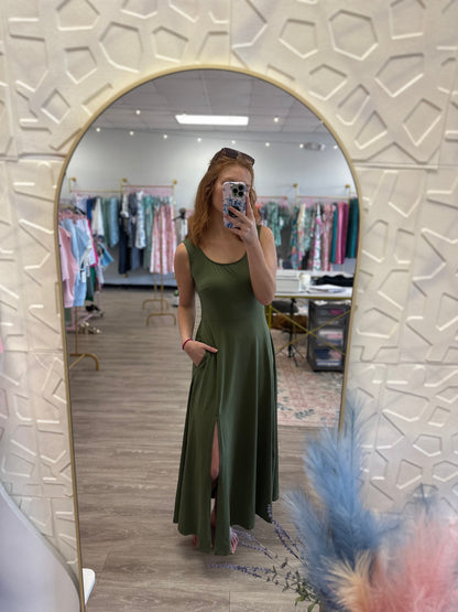 Easy Going Green Midi