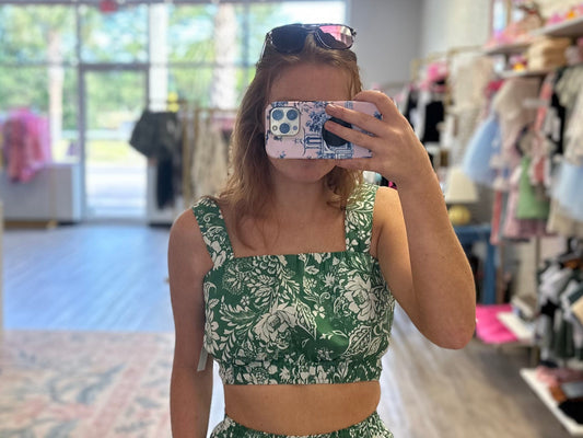 Glowing Green Mini Top
